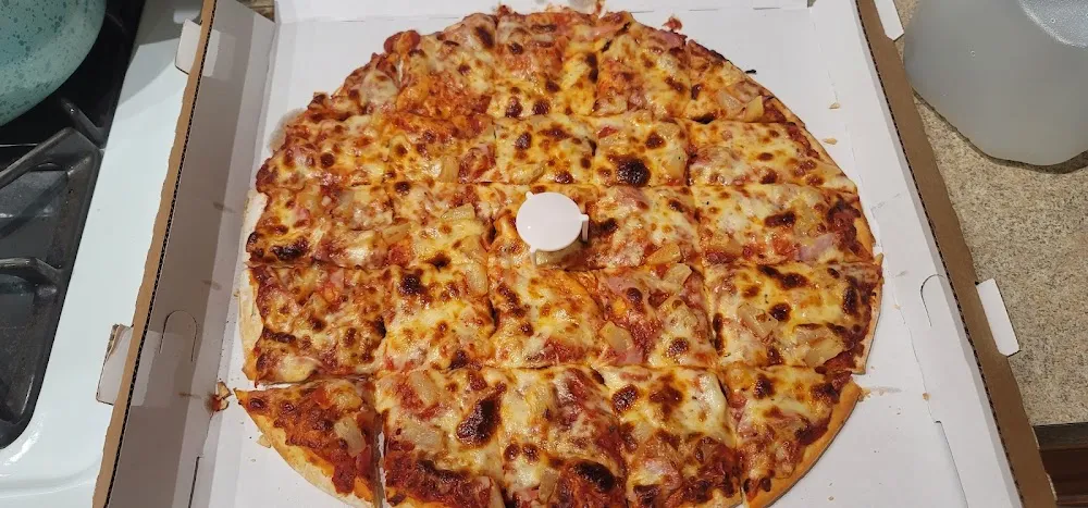 Hawaiian Pizza w Extra Sauce